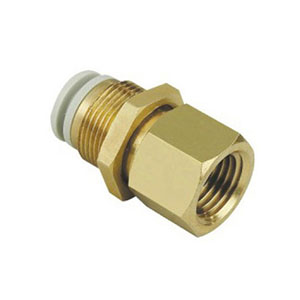 快速接頭KQ2系列 內(nèi)螺隔板接頭：KQ2E